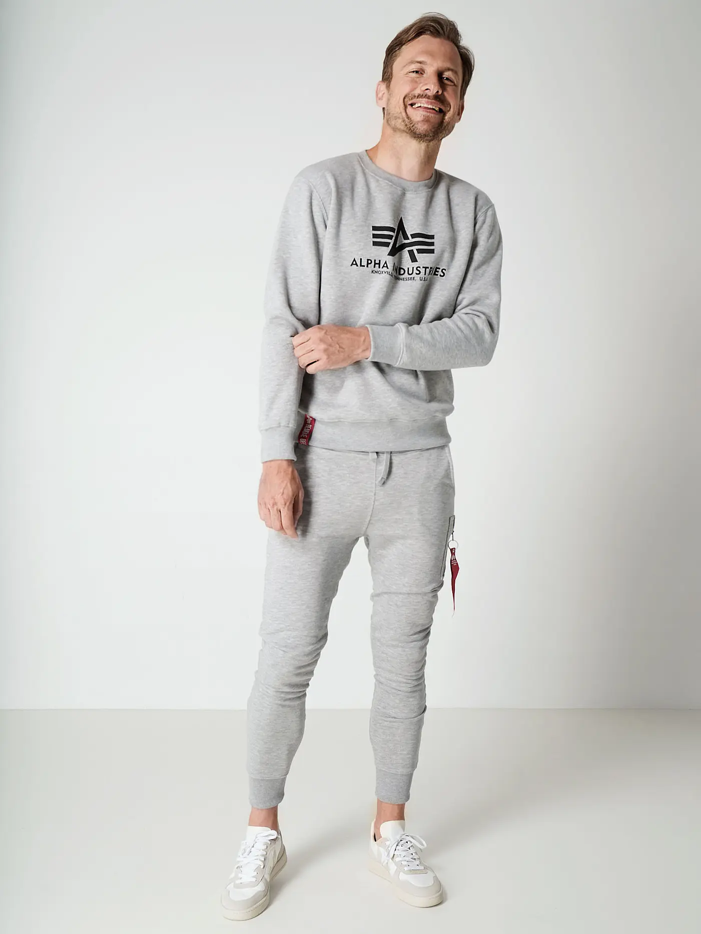 ALPHA INDUSTRIES | Sweater | grau